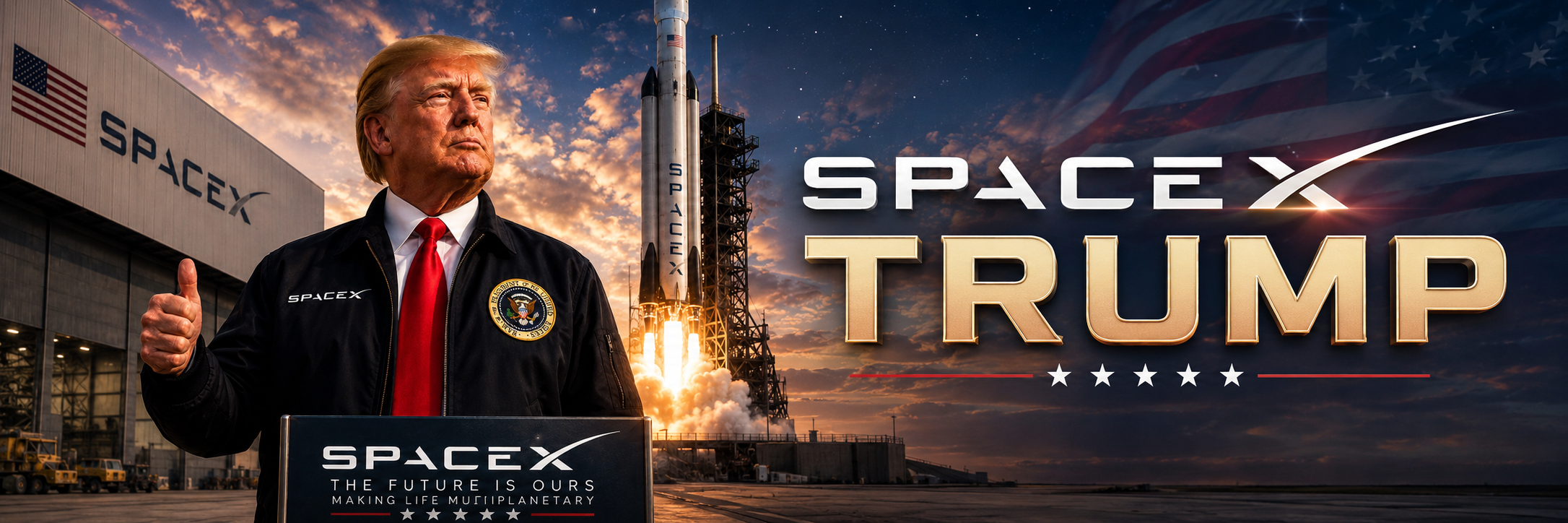 SpaceX Trump — Making Life Multiplanetary